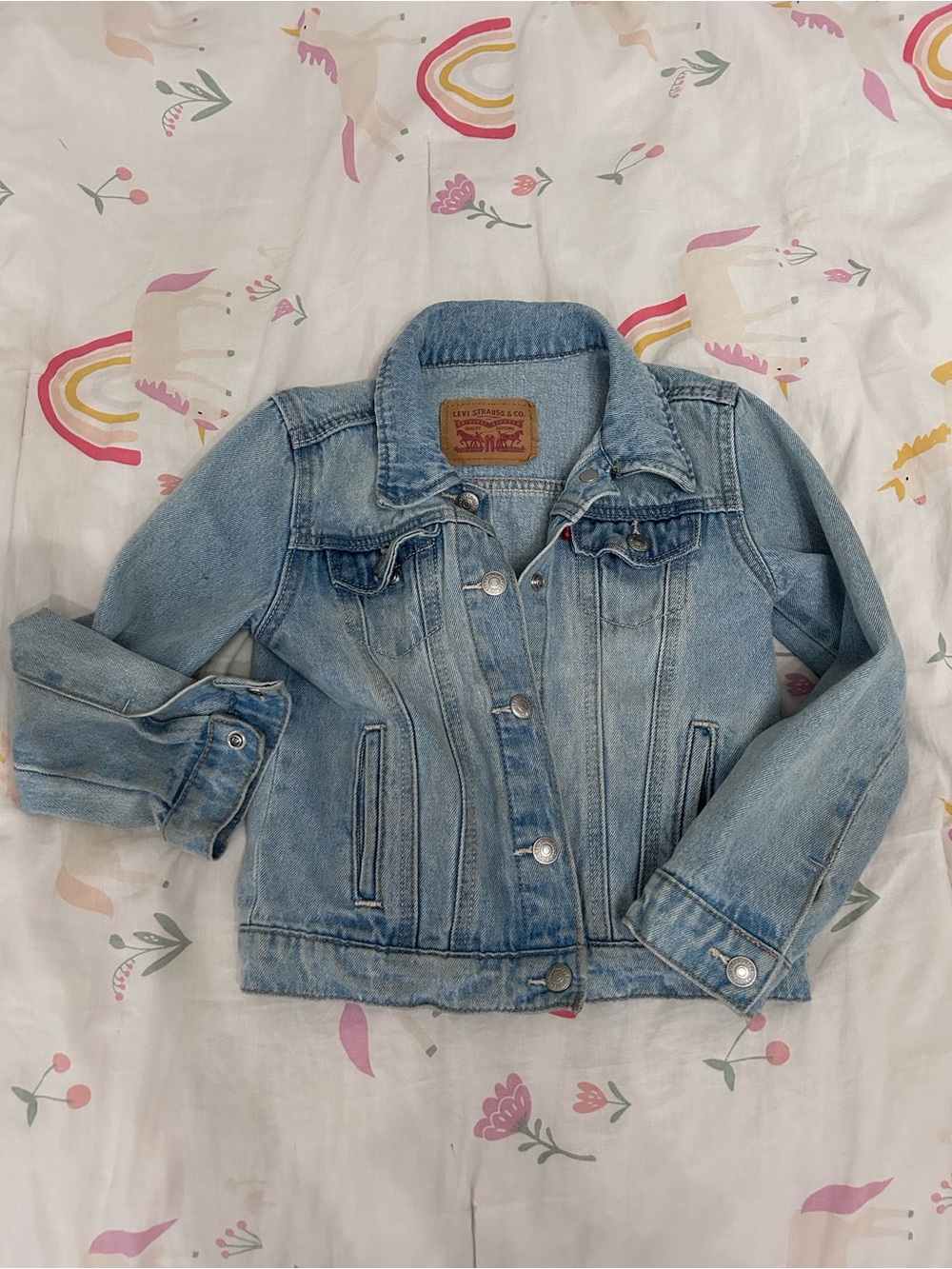 Levi's Light Blue Kids Denim Jean Jacket - Classic Trucker - size 5/6